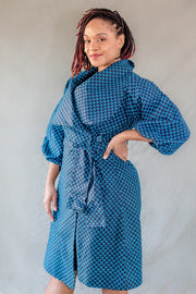 Lagos Coat/ Dress- Blue