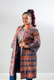 Aro Kimono Jacket- Hand style Batik design