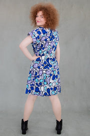 Ajegunle Sheath Dress- Blue