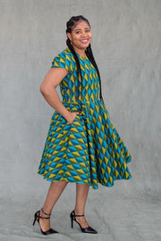 Ikoyi Dress- Fit and Flare