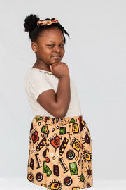 Seyi Girl skirt- Playful Art