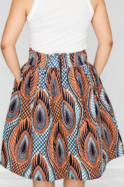 Tiffanie Gathered Midi Skirt-