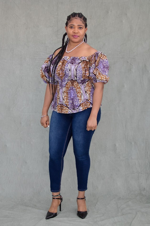 Itire Smocked Top- Lilac