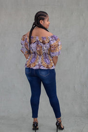 Itire Smocked Top- Lilac