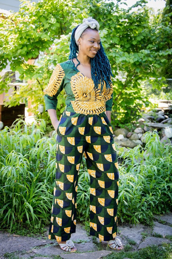 Kastina Jumpsuit- Mixed green